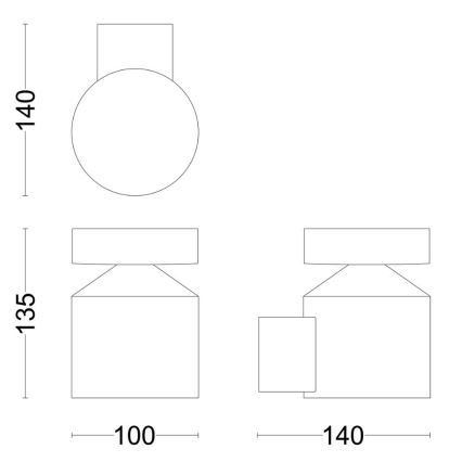 Philips - LED Vonkajšie nástenné svietidlo LAVEN LED/6W/230V 2700K IP44