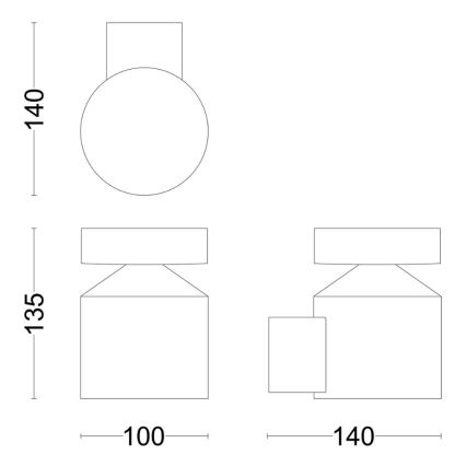 Philips - LED Vonkajšie nástenné svietidlo LAVEN LED/6W/230V 4000K IP44