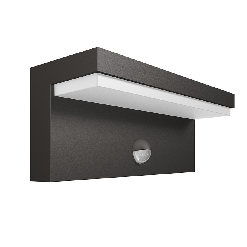 Philips - LED Vonkajšie nástenné svietidlo so senzorom 2xLED/4,5W/230V 2700K IP44