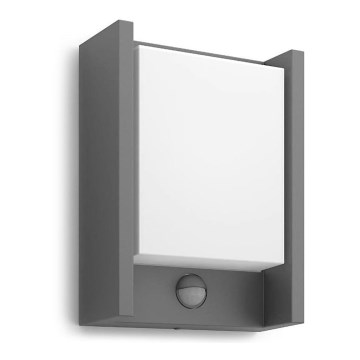 Philips - LED Vonkajšie nástenné svietidlo so senzorom ARBOUR LED/3,8W/230V 2700K IP44