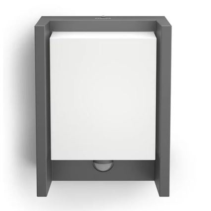 Philips - LED Vonkajšie nástenné svietidlo so senzorom ARBOUR LED/3,8W/230V 2700K IP44