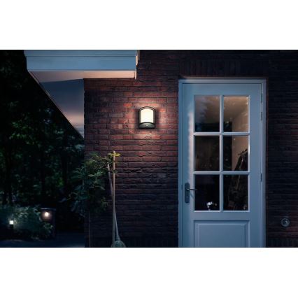 Philips - LED Vonkajšie nástenné svietidlo so senzorom SAMONDRA LED/3,8W/230V IP44