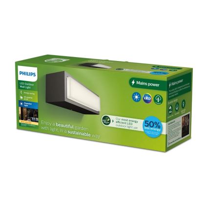 Philips - LED Vonkajšie nástenné svietidlo STRATOSPHERE LED/3,8W/230V 2700K IP44