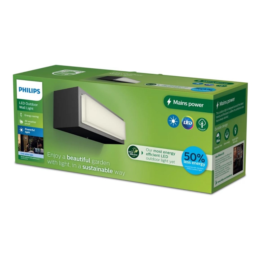 Philips - LED Vonkajšie nástenné svietidlo STRATOSPHERE LED/3,8W/230V 4000K IP44