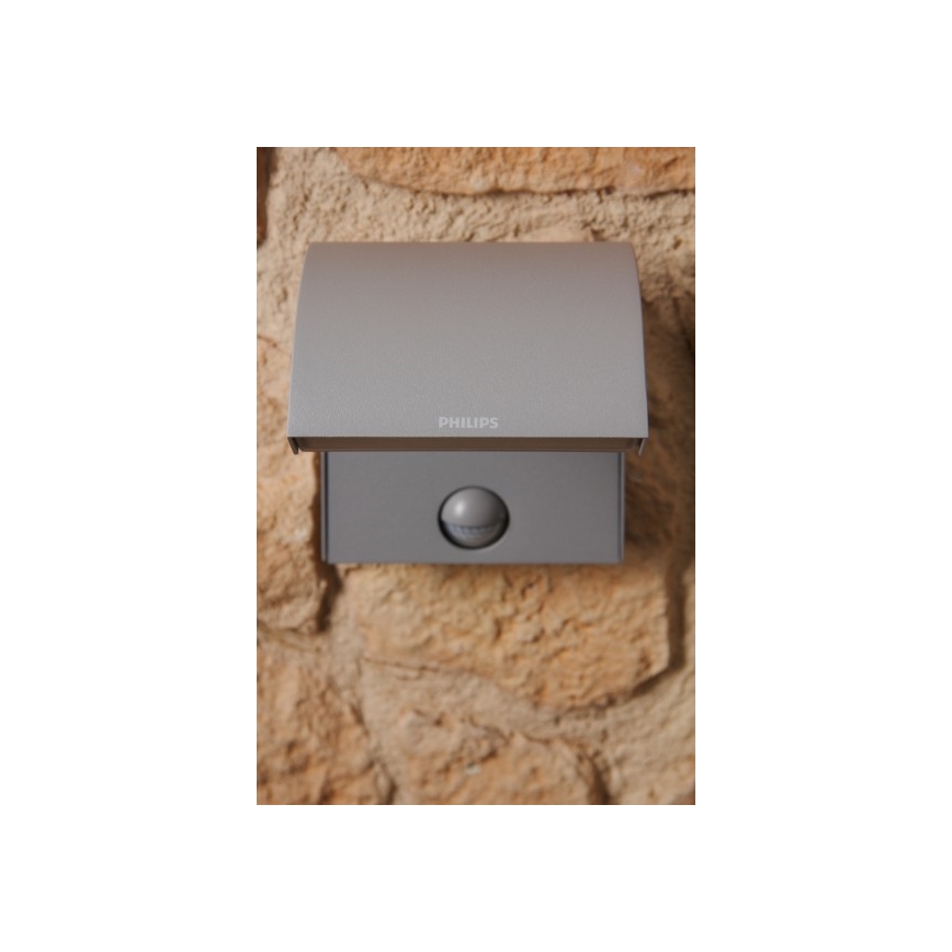 Philips 16356/87/16 - Nástenné svietidlo sa senzorem MYGARDEN RIVERBANK 3xLED/1W