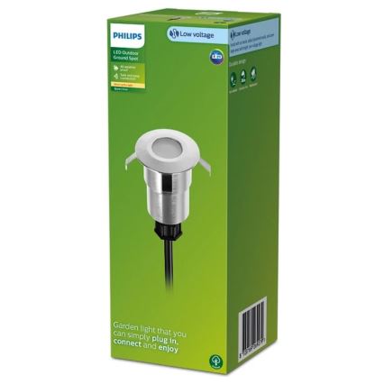 Philips - LED Vonkajšie zápustné svietidlo SPORE LED/1W/24V IP67