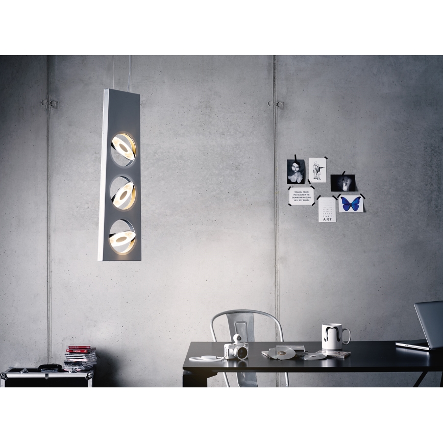 Philips Lirio 40609/31/16 - LED Stropné závesné svietidlo CIRCULIS 3xLED/13W/230V
