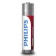 Philips LR03P4B/10 - 4 ks Alkalická batéria AAA POWER ALKALINE 1,5V 1150mAh