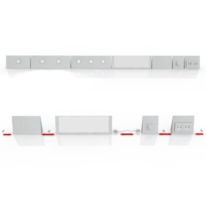 Philips Massive 33466/17/40 - Prepojovací zásuvkový diel 2x230V