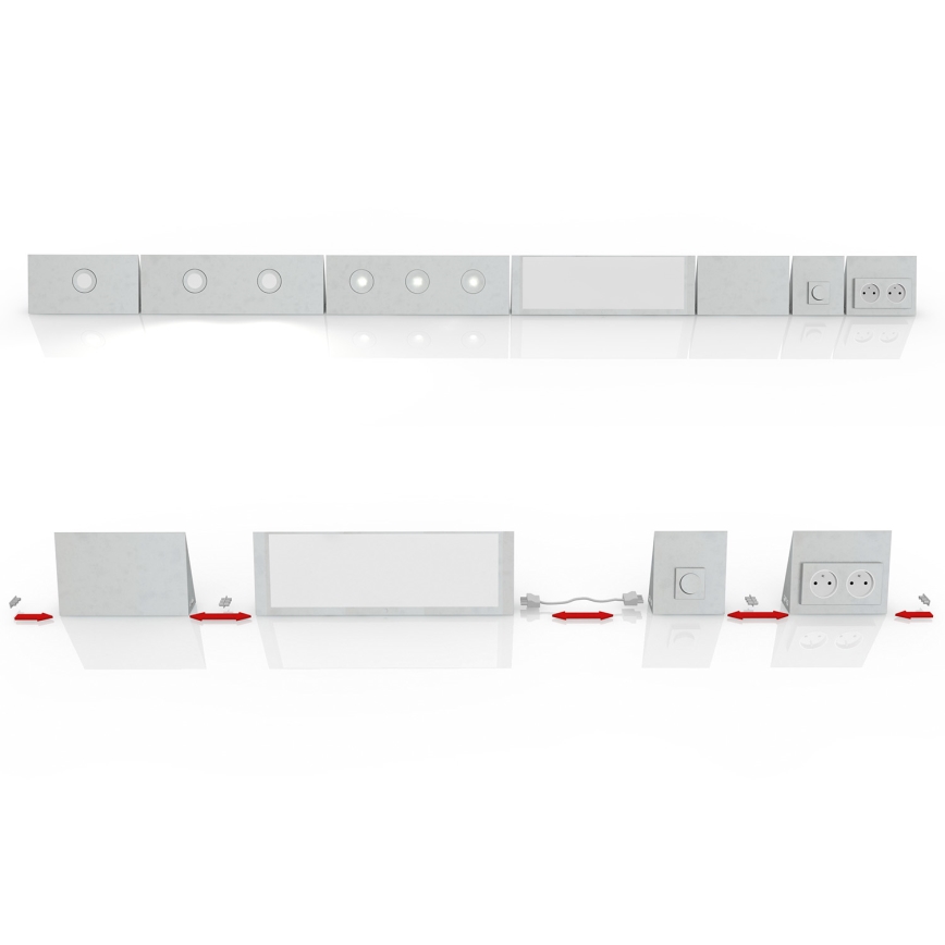 Philips Massive 33466/17/40 - Prepojovací zásuvkový diel 2x230V