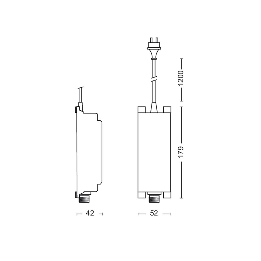 Philips - Napájací zdroj 48W/12/230V IP67