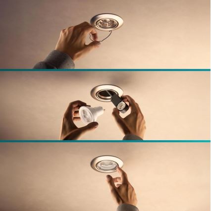 Philips - Podhľadové svietidlo PERIDOT 1xGU10/7W/230V biele