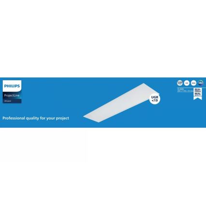 Philips - podhľadový LED panel PROJECTLINE LED/36W/230V 4000K 119x29,5 cm