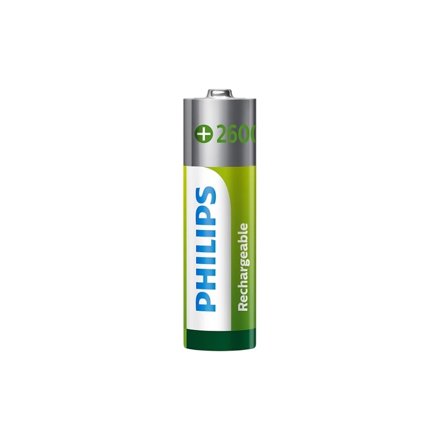 Philips R6B2A260/10 - 2 ks Nabíjacie batérie AA MULTILIFE NiMH/1,2V/2600 mAh