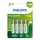 Philips R6B4B260/10 - 4 ks Nabíjacie batérie AA NiMH/1,2V/2600 mAh