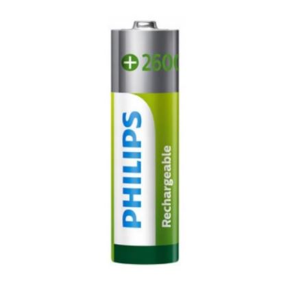 Philips R6B4B260/10 - 4 ks Nabíjacie batérie AA MULTILIFE NiMH/1,2V/2600 mAh