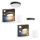 Philips - SADA 1x LED stmievateľné stropné svietidlo Hue ENRAVE pr. 42,5 cm LED/33,5W/230V + 1x LED stmievateľné stropné svietidlo Hue pr. 26,1 cm LED/9,6W/230V + 2x diaľkové ovládanie