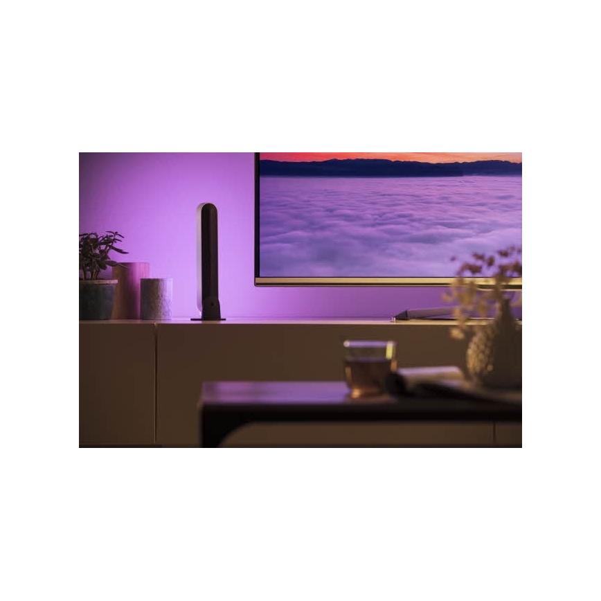 Philips 78202/1E/P7  - SADA 2x LED RGB Stmievateľná stolná lampa HUE WHITE AND COLOR AMBIANCE LED/6W/230V biela