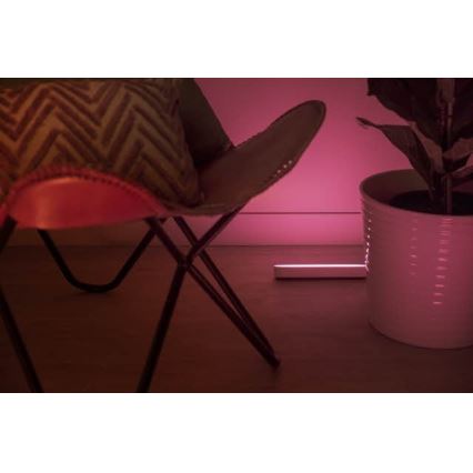 Philips 78202/1E/P7  - SADA 2x LED RGB Stmievateľná stolná lampa HUE WHITE AND COLOR AMBIANCE LED/6W/230V biela
