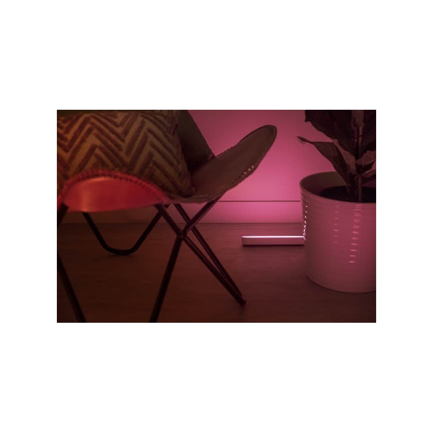Philips 78202/1E/P7  - SADA 2x LED RGB Stmievateľná stolná lampa HUE WHITE AND COLOR AMBIANCE LED/6W/230V biela