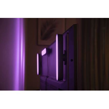 Philips 78202/30/E7 - SADA 2x LED RGB Stmievateľná stolná lampa HUE WHITE AND COLOR AMBIANCE LED/6W/230V