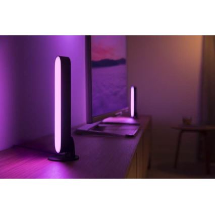 Philips 78202/30/E7 - SADA 2x LED RGB Stmievateľná stolná lampa HUE WHITE AND COLOR AMBIANCE LED/6W/230V