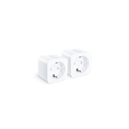 Philips - SADA 2× inteligentných zásuviek SCHUKO 2300 W + merač spotreby Wi-Fi
