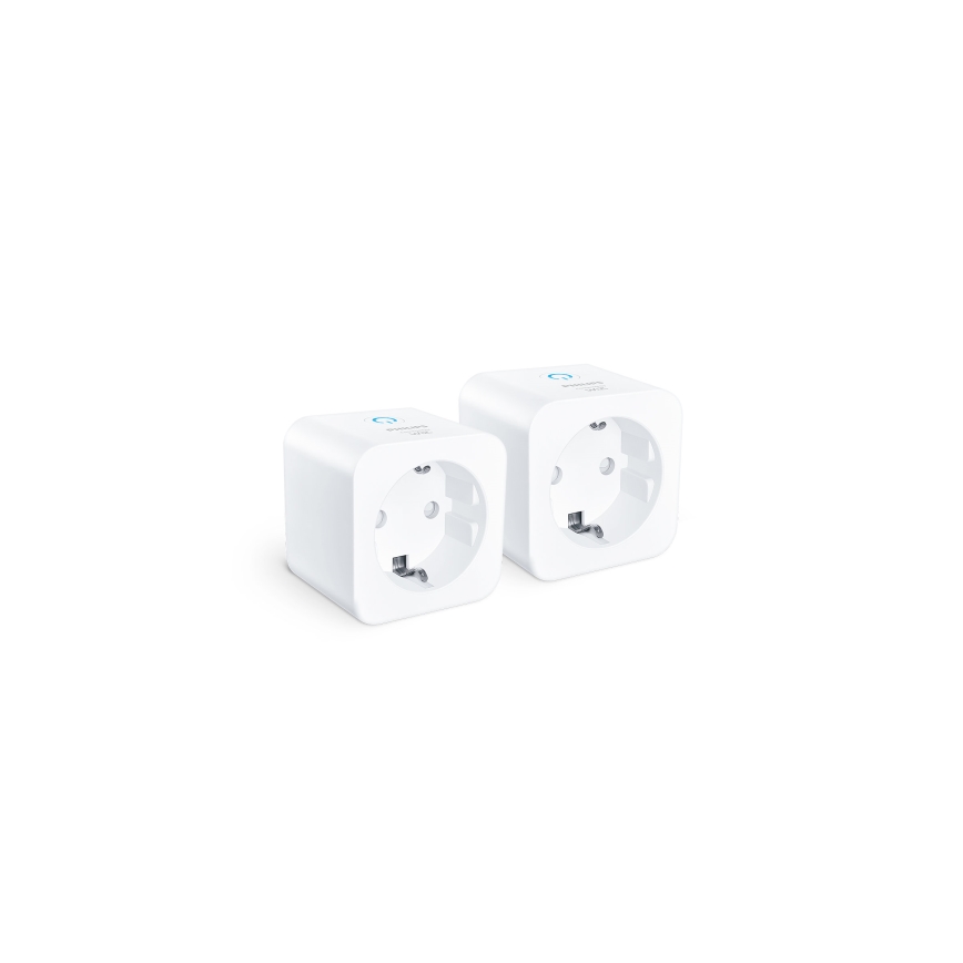 Philips - SADA 2× inteligentných zásuviek SCHUKO 2300 W + merač spotreby Wi-Fi