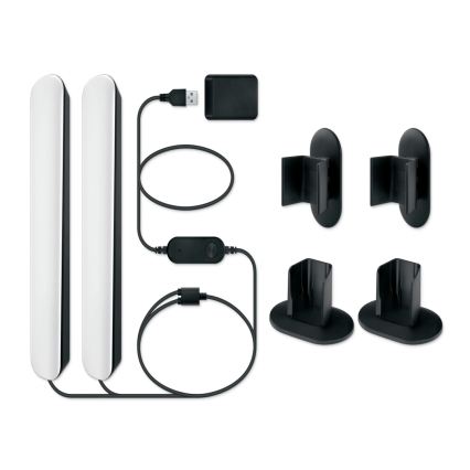 Philips - SÚPRAVA 2x LED RGBIC stmievateľné svietidlo SMART GRADIENT LED/8W/230V 2700-6500K Wi-Fi