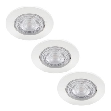 Philips - SADA 3x LED Podhľadové svietidlo LED/4,5W/230V 2700K