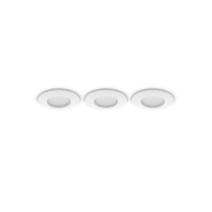 Philips - SADA 3x LED RGBW Stmievateľné kúpeľňové podhľadové svietidlo Hue SLIM LED/8,3W/230V IP44 2000-6500K