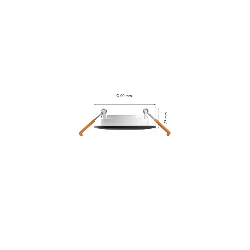 Philips - SADA 3x LED RGBW Stmievateľné kúpeľňové podhľadové svietidlo Hue SLIM LED/8,3W/230V IP44 2000-6500K
