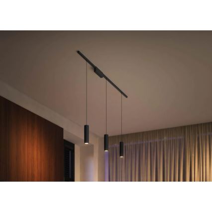 Philips - SADA 3x LED RGBW Stmievatelný luster na lanku do lištového systému Hue PERIFO LED/15,6W/230V 2000-6500K