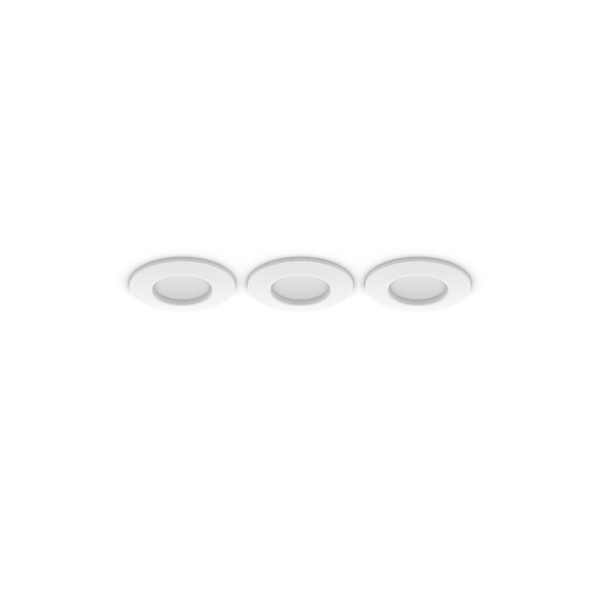 Philips - SADA 3x LED RGBW Stmievateľné kúpeľňové zapustené stropné svietidlo Hue SLIM LED/8,3W/230V 1000-20000K biela P44