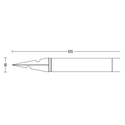 Philips - SADA 3x LED Vonkajšia lampa PUREX LED/1,5W/24/230V IP44