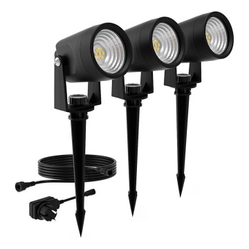 Philips - SADA 3x LED Vonkajšie svietidlo GARDENLINK REUEL LED/1,5W/230V 2700K IP44