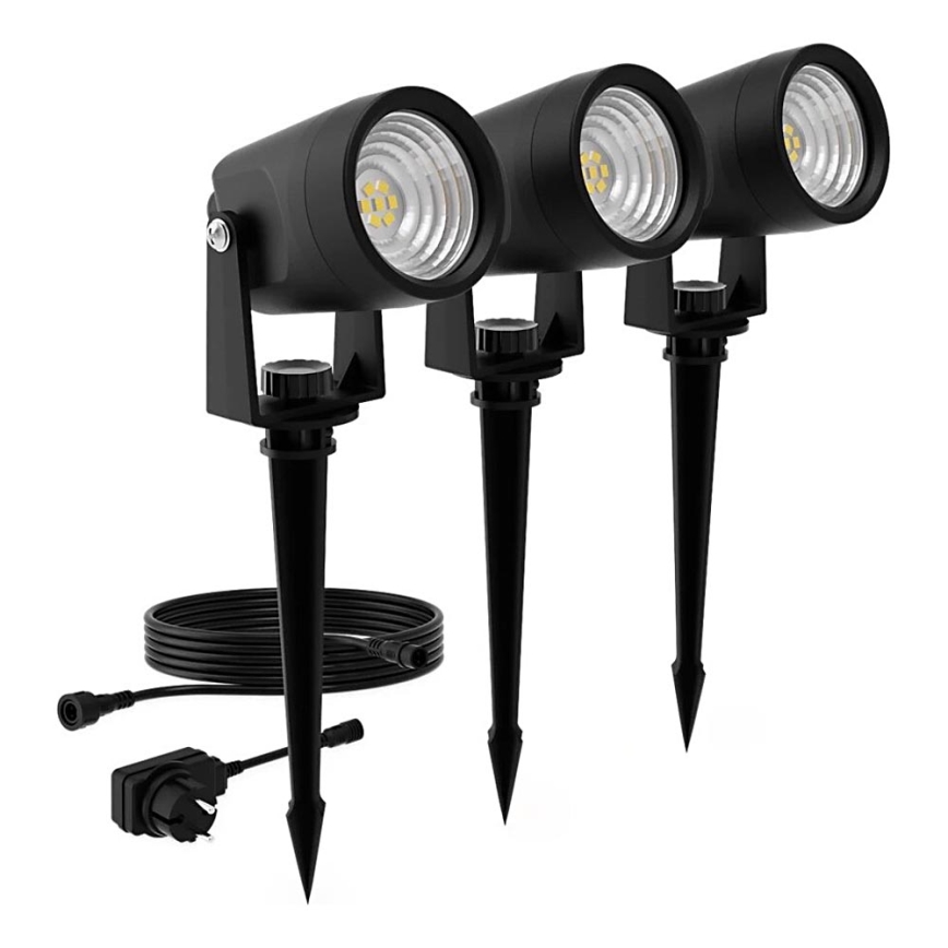 Philips - SADA 3x LED Vonkajšie svietidlo GARDENLINK REUEL LED/1,5W/230V 2700K IP44