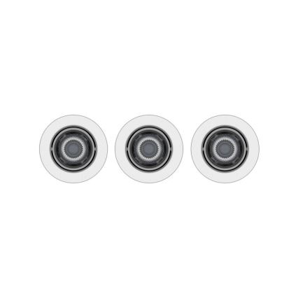Philips -SADA 3xLED Stmievateľné podhľadové svietidlo IMPALA Warm Glow LED/6W/230V