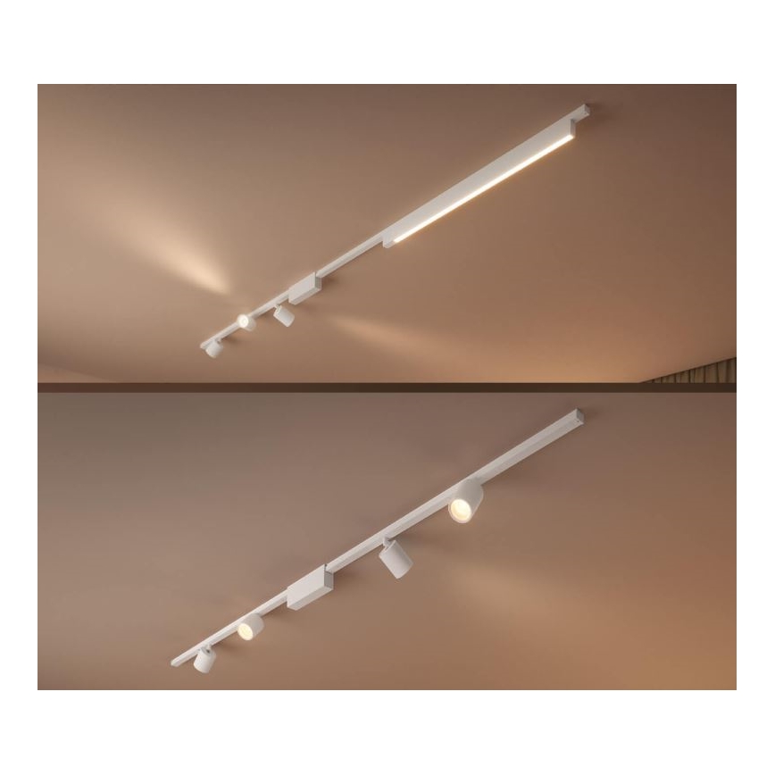 Philips  - SADA 4xLED RGB  Stmievateľné bodové svietidlo do lištového systému Hue PERIFO LED RGB/20,8W/230V 2000-6500K