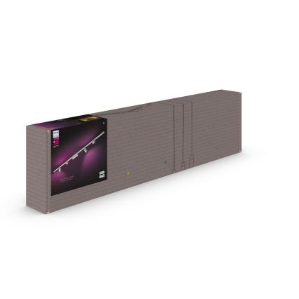 Philips  - SADA 4xLED RGB  Stmievateľné bodové svietidlo do lištového systému Hue PERIFO LED RGB/20,8W/230V 2000-6500K