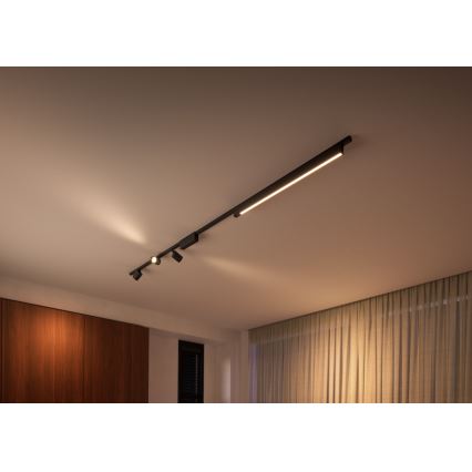 Philips - SADA 4x LED RGB Stmievateľné svietidlo do lištového systému Hue PERIFO LED RGB/44,6W/230V 2000-6500K