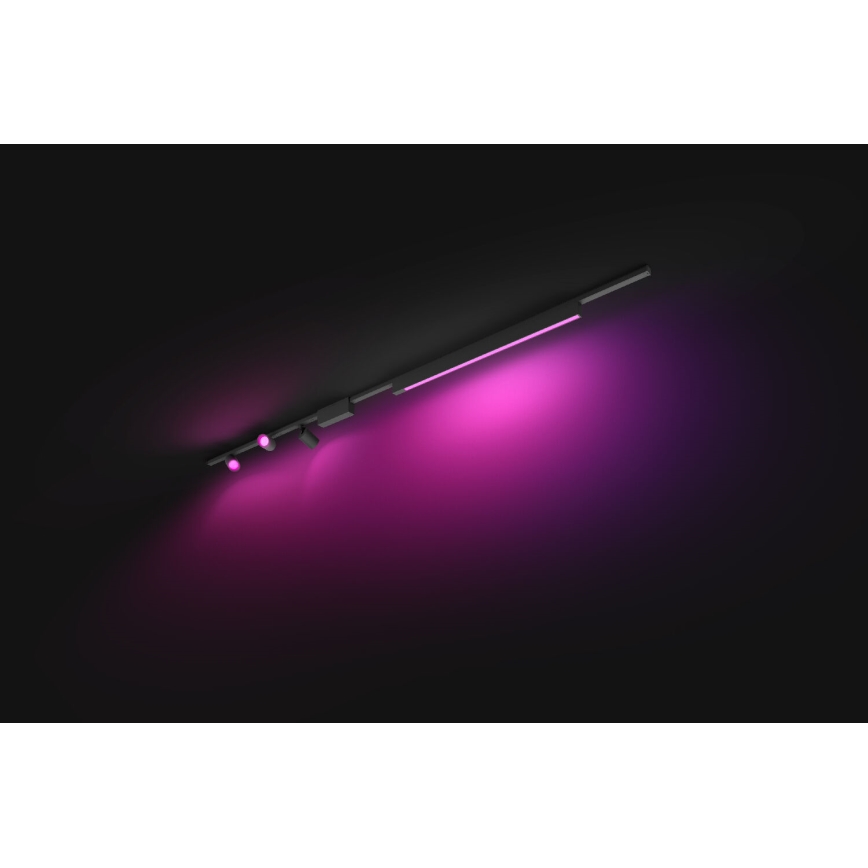 Philips - SADA 4x LED RGB Stmievateľné svietidlo do lištového systému Hue PERIFO LED RGB/44,6W/230V 2000-6500K