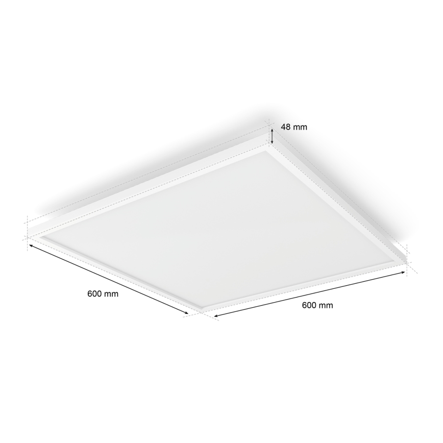 Philips - stmievateľné LED stropné svietidlo Hue AURELLE LED/39W/230V 2200-6500K 60x60 cm biela