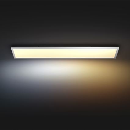 Philips - LED stmievateľné stropné svietidlo Hue AURELLE LED/39W/230V 2200-6500K 120x30 cm biela