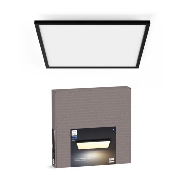 Philips - stmievateľné LED stropné svietidlo Hue AURELLE LED/39W/230V 2200-6500K 60x60 cm čierne
