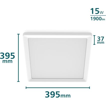 Philips - stmievateľné LED stropné svietidlo LED/15W/230V 2700K 39,5x39,5 cm