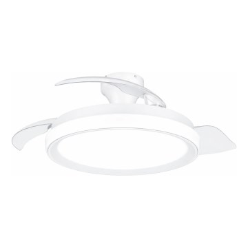 Philips - Stmievateľné LED stropné svietidlo s ventilátorom BLISS LED/35W/230V biela + diaľkové ovládanie