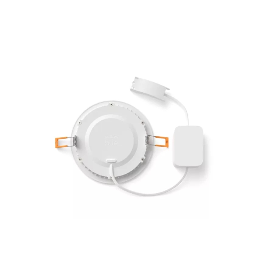 Philips - LED RGBW stmievateľné kúpeľňové podhľadové svietidlo Hue SLIM LED/12W/230V 1000-20000K biela IP44