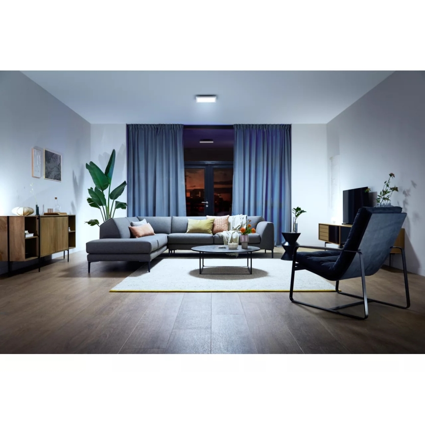 Philips - Stmievateľné stropné LED svietidlo Hue AURELLE LED/19W/230V 2200-6500K 30x30 cm biela