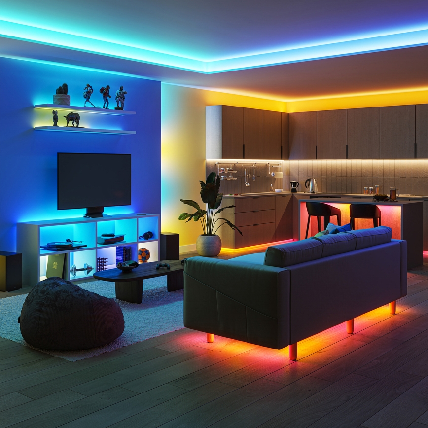 Philips - LED RGBIC Stmievateľný pás SMART STRIP 3m LED/13W/230V 2700-6500K Wi-Fi